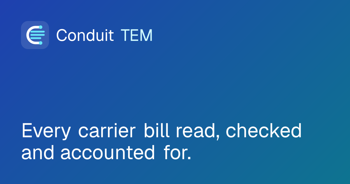 Conduyit Conduit TEM: telecom expense management software, made in Canada